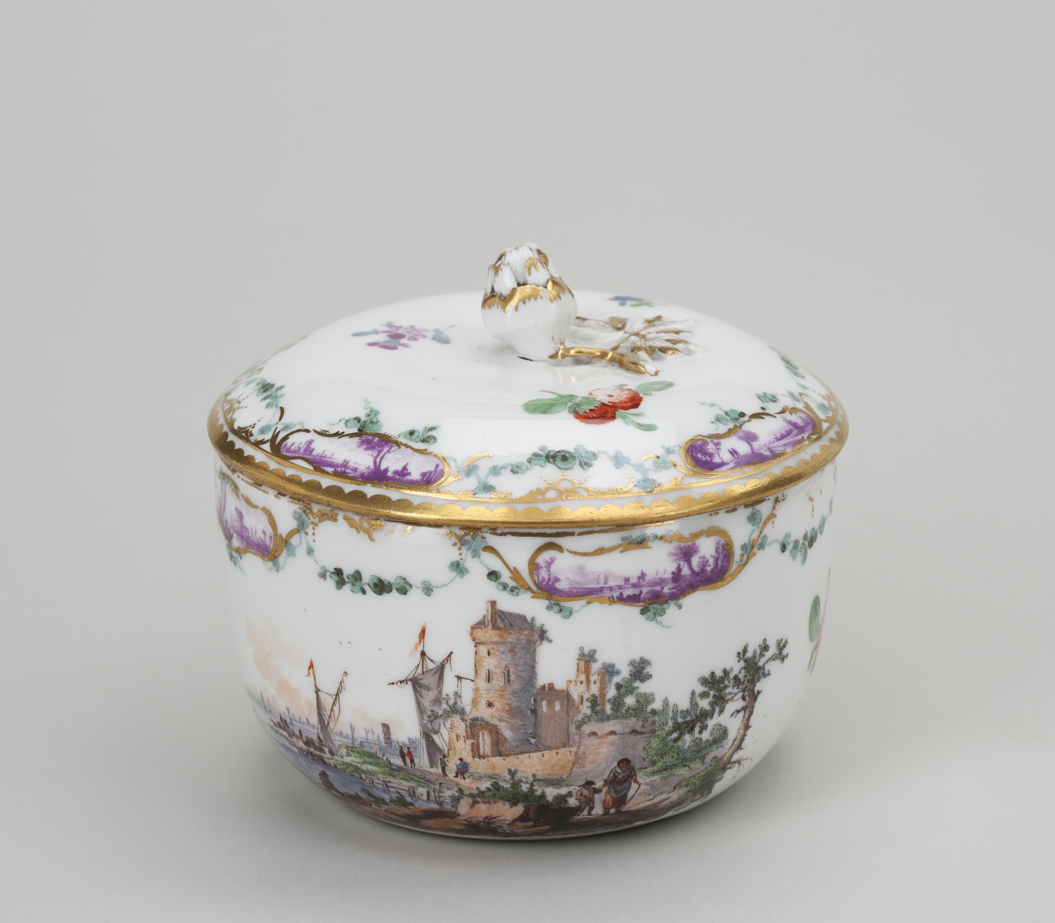 Porzellanmanufaktur Fürstenberg, Zuckerdose | LWL-Museum for art and ...